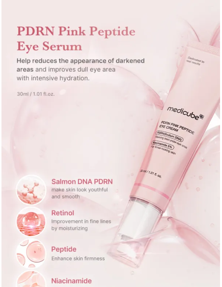 MEDICUBE | PDRN Pink Peptide Eye Cream - 30 ml