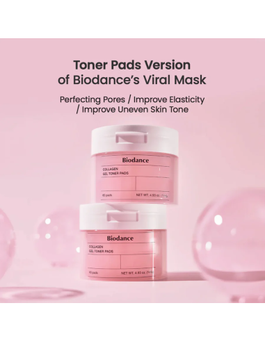 BIODANCE | Collagen Gel Toner Pads - 60ud
